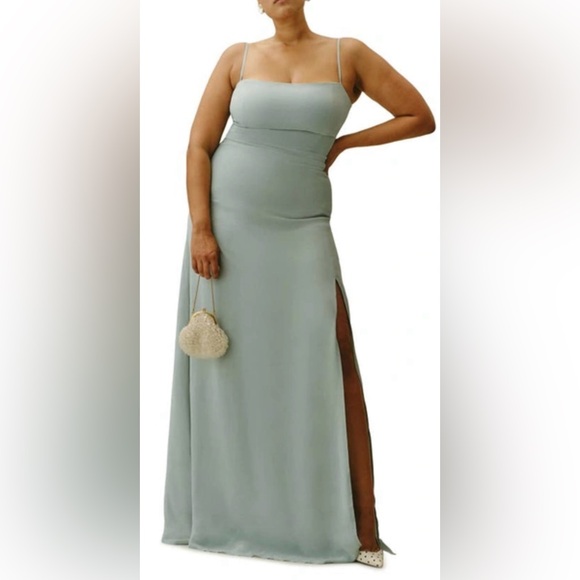 NWOT- Reformation Ingrid Dress in Celadon size 12 - Picture 4 of 15